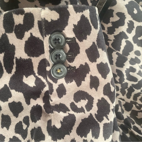 Boden grey & black animal print blazer, size US12 - Picture 8 of 8